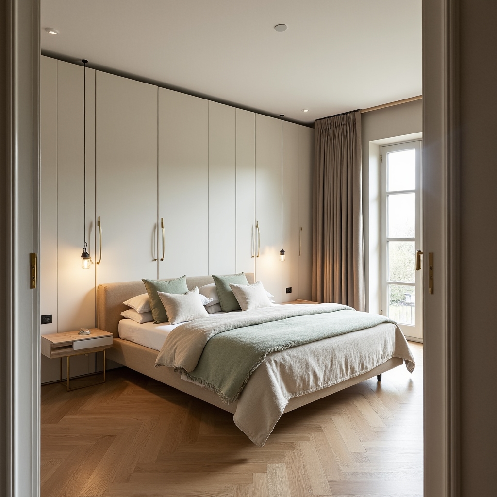 Готовая спальня после капитального ремонта