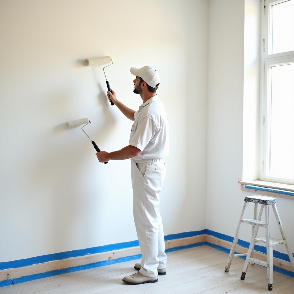 Косметический ремонт - покраска стен в квартире